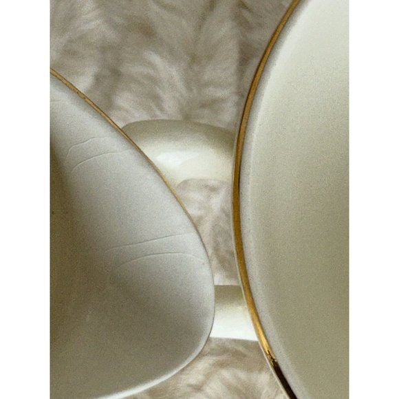 Edwin M. Knowles Vintage Sugar Bowl & Creamer Cheery Bright Daisy Like Flowers - Picture 11 of 16